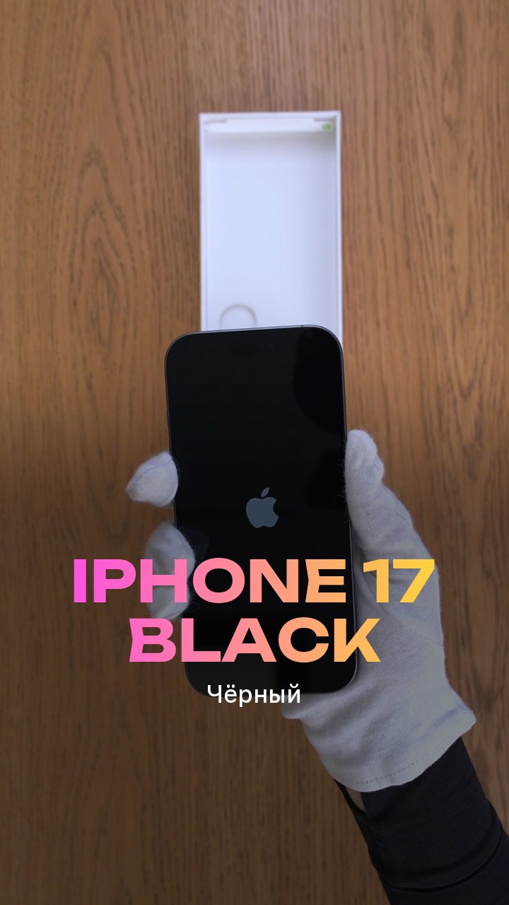 Apple iPhone 17 Black (Чёрный) Nano-sim + eSim