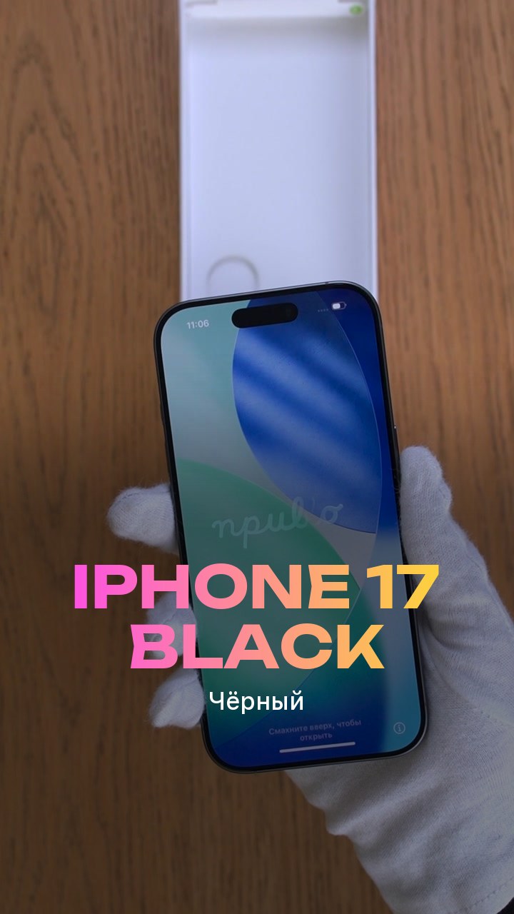 Apple iPhone 17 Black (Чёрный) Nano-sim + eSim