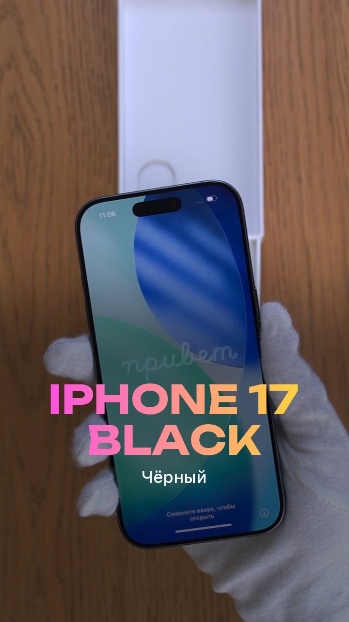 Apple iPhone 17 Black (Чёрный) Nano-sim + eSim