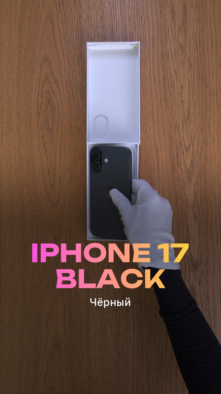 Apple iPhone 17 Black (Чёрный) Nano-sim + eSim
