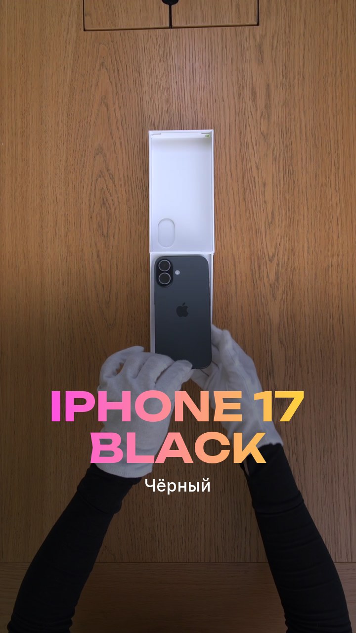 Apple iPhone 17 Black (Чёрный) Nano-sim + eSim