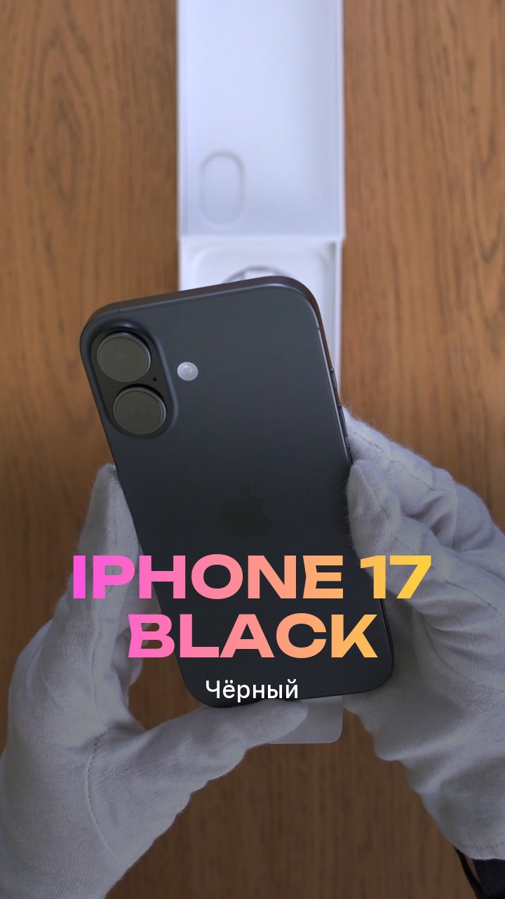 Apple iPhone 17 Black (Чёрный) Nano-sim + eSim