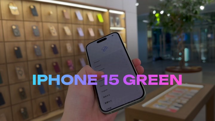 iPhone 15 Green