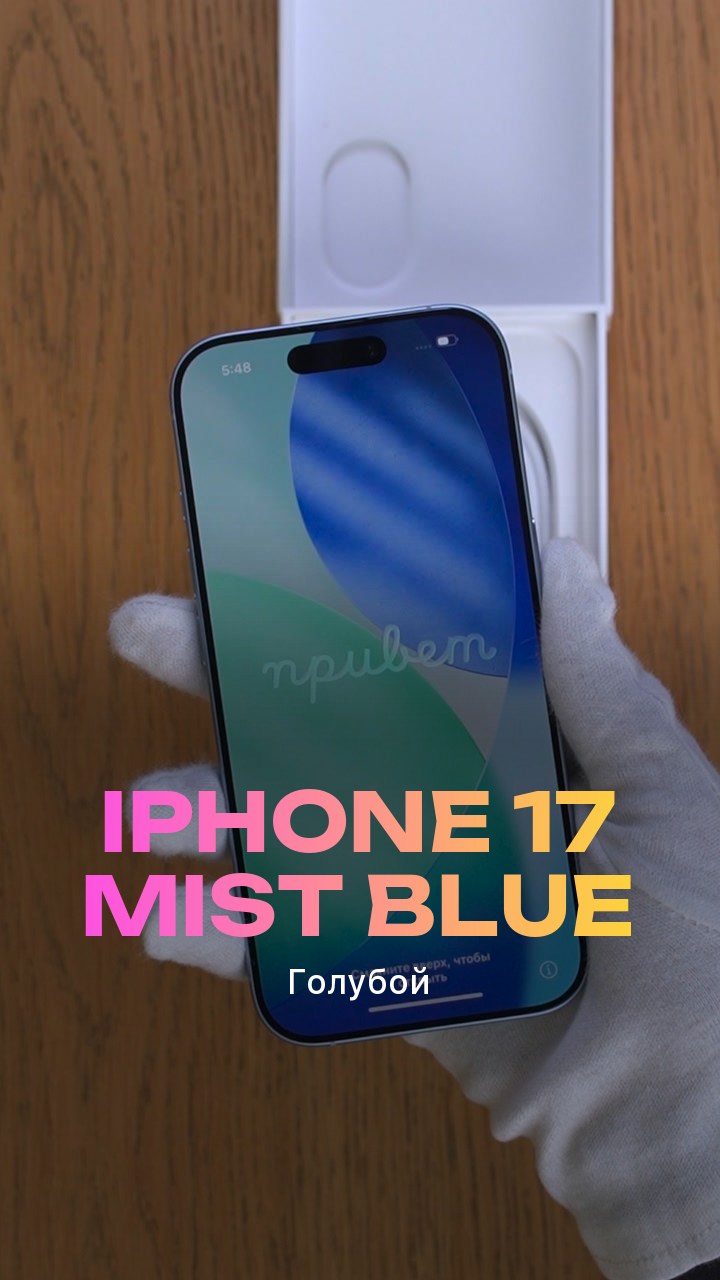 Apple iPhone 17 Mist Blue (Голубой) Nano-sim + eSim