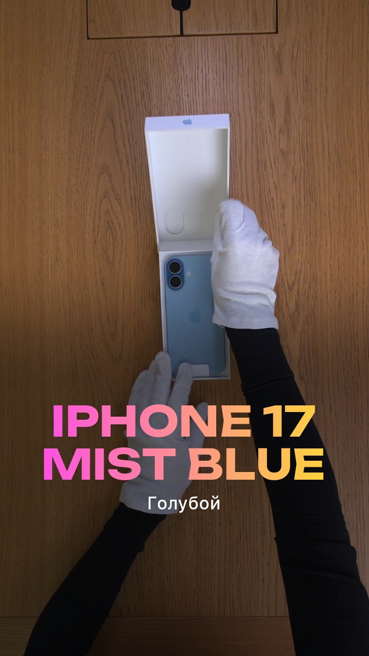Apple iPhone 17 Mist Blue (Голубой) Nano-sim + eSim