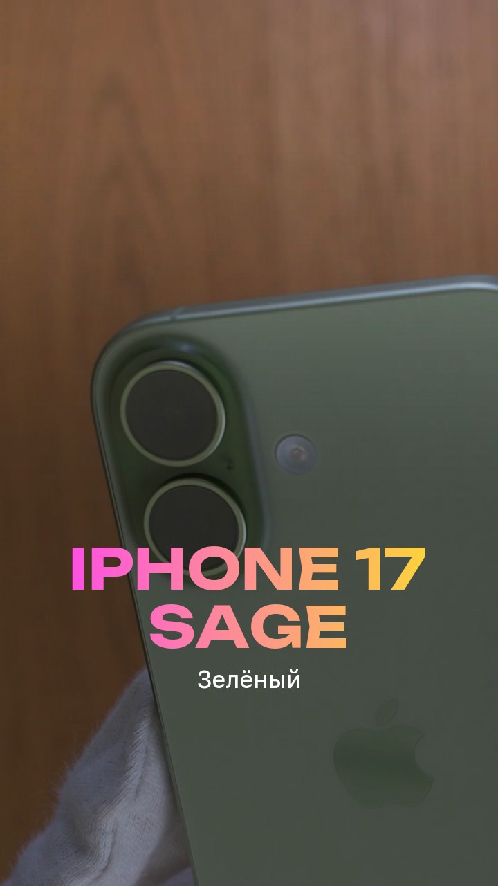 Apple iPhone 17 256Gb Sage (Зелёный) Nano-sim + eSim