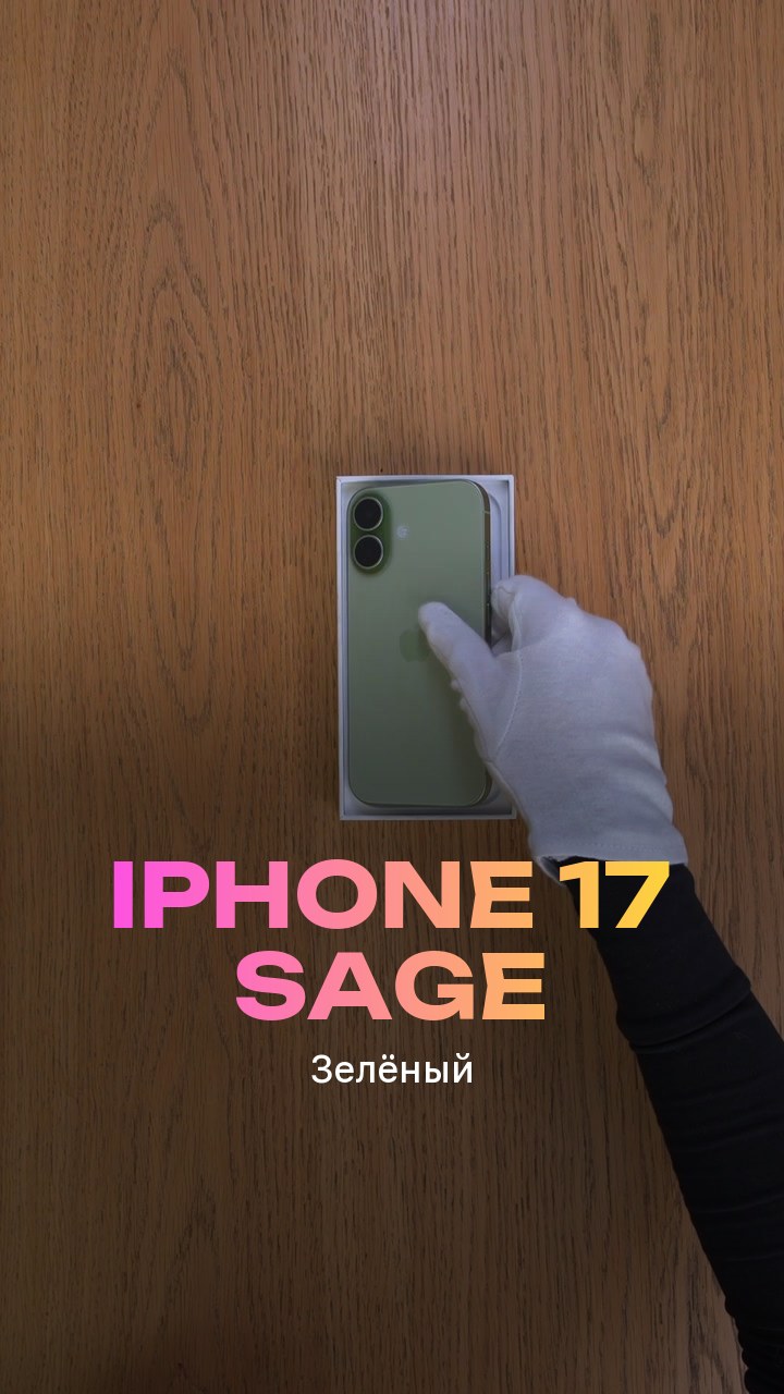 Apple iPhone 17 256Gb Sage (Зелёный) Nano-sim + eSim