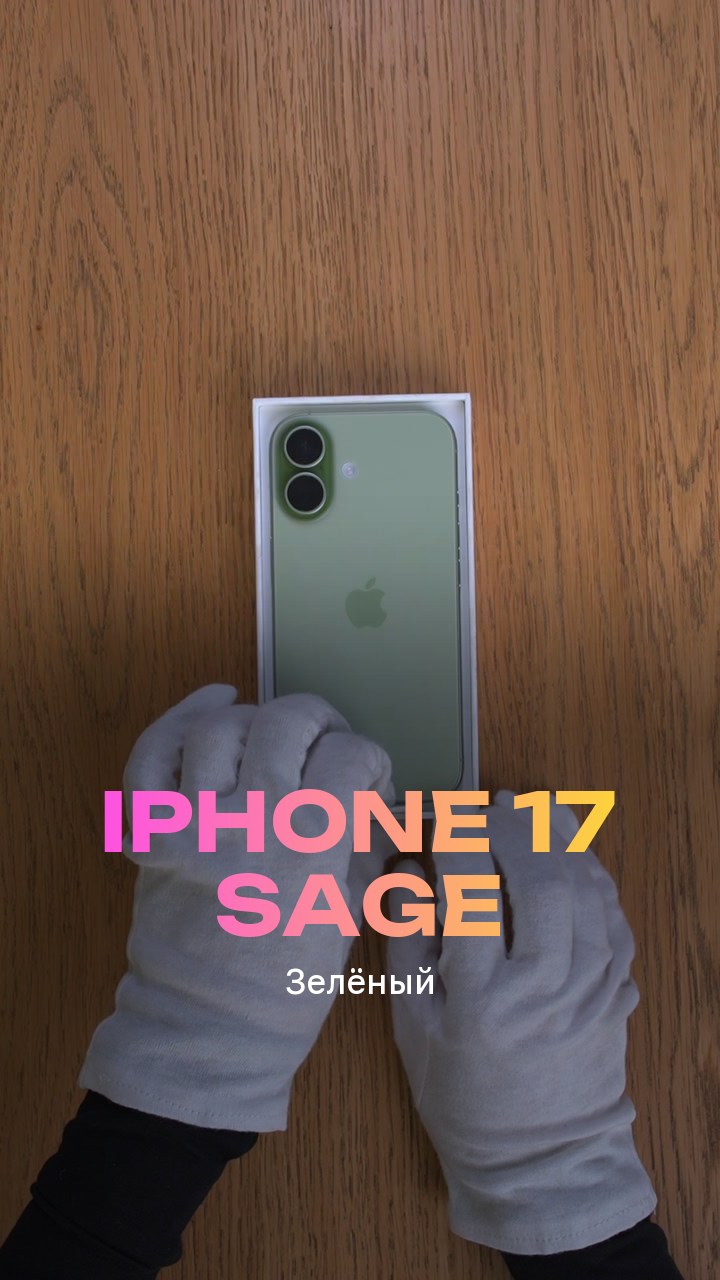 Apple iPhone 17 256Gb Sage (Зелёный) Nano-sim + eSim