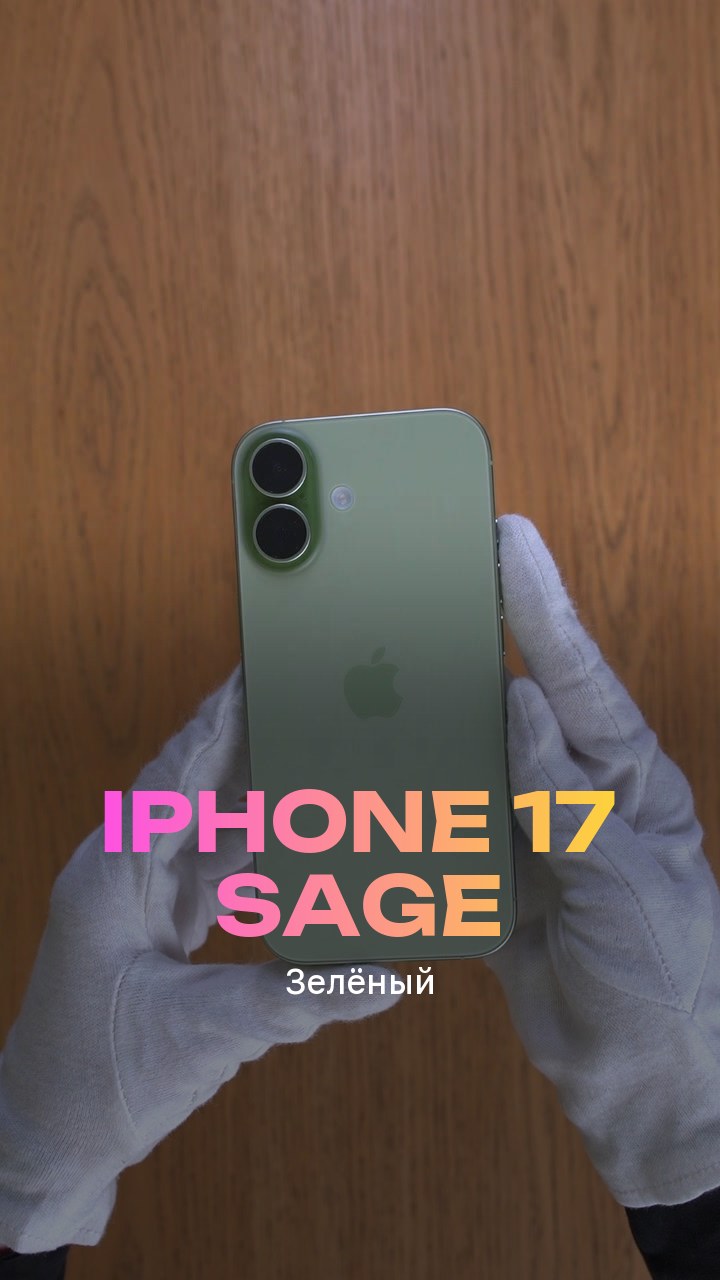 Apple iPhone 17 256Gb Sage (Зелёный) Nano-sim + eSim