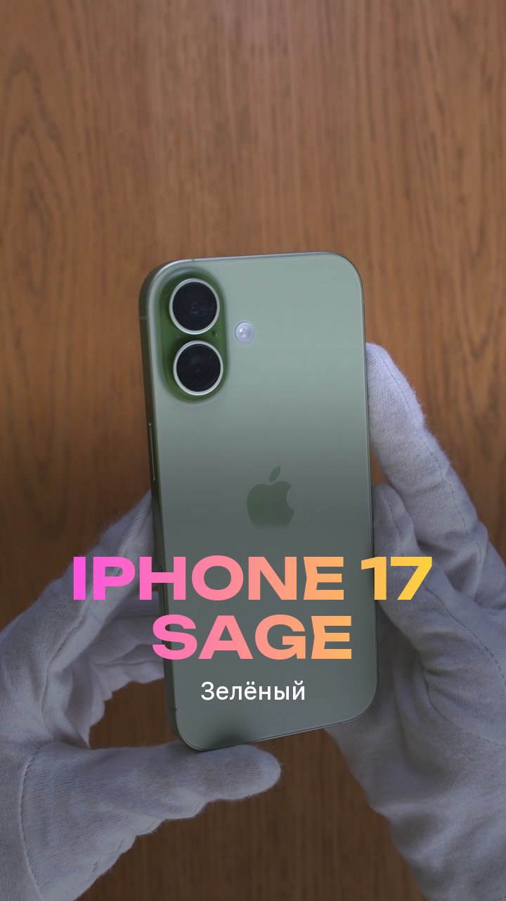 Apple iPhone 17 256Gb Sage (Зелёный) Nano-sim + eSim