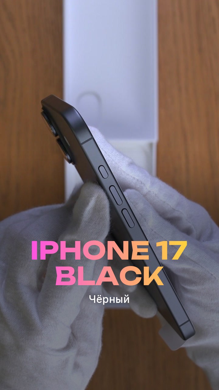 Apple iPhone 17 256Gb Black (Чёрный) eSim + eSim