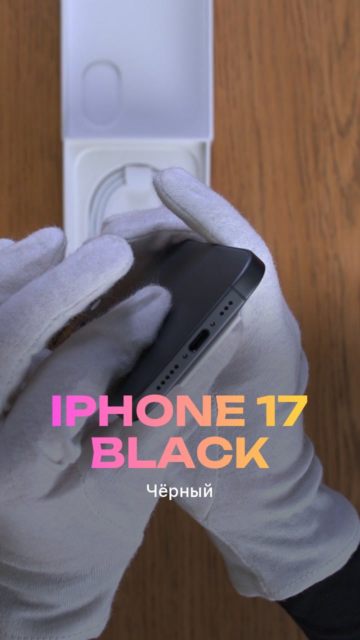 Apple iPhone 17 256Gb Black (Чёрный) eSim + eSim