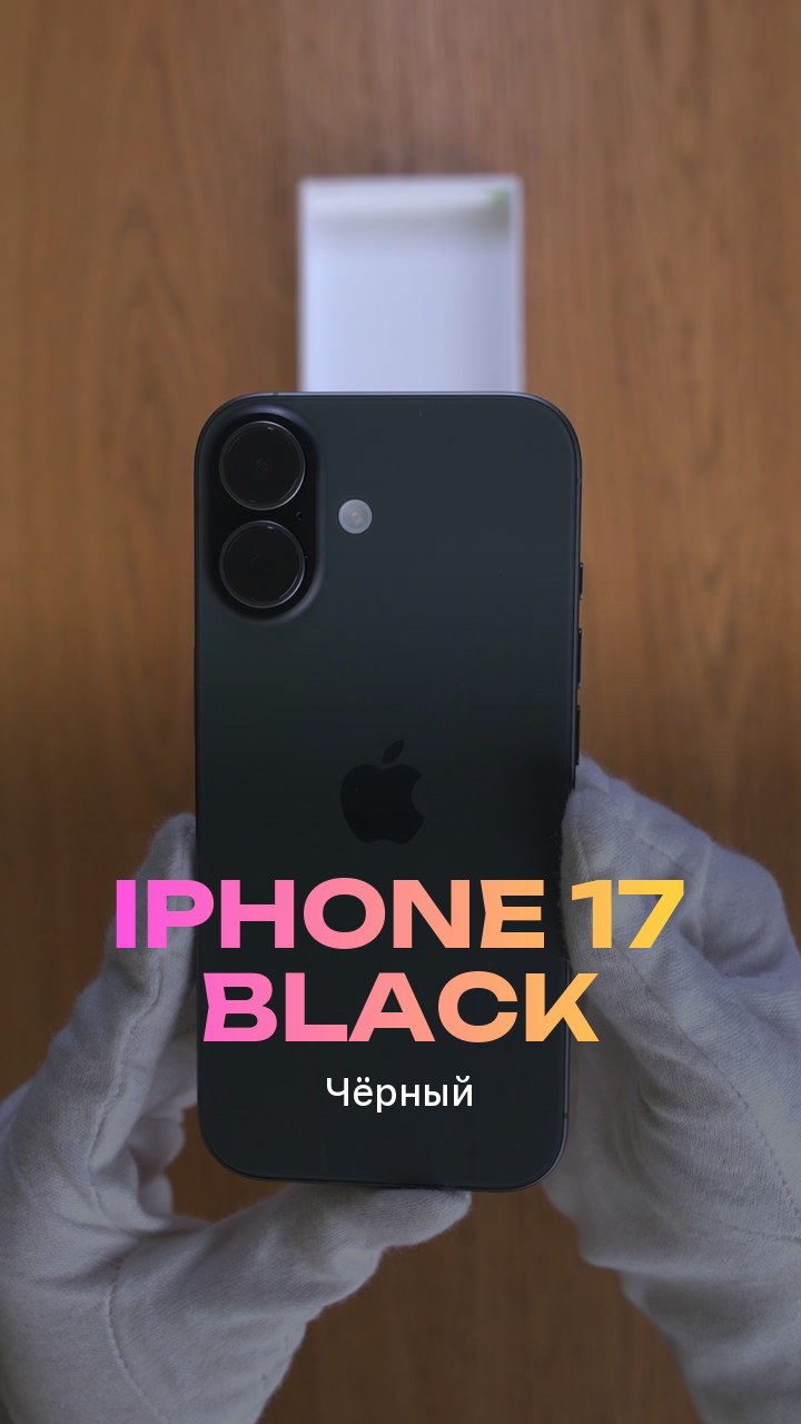 Apple iPhone 17 256Gb Black (Чёрный) eSim + eSim