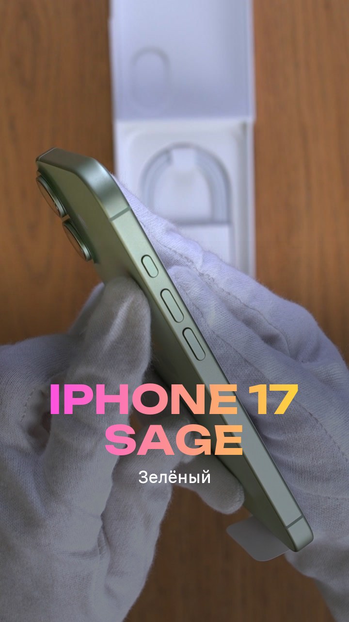 Apple iPhone 17 256Gb Sage (Зелёный) eSim + eSim
