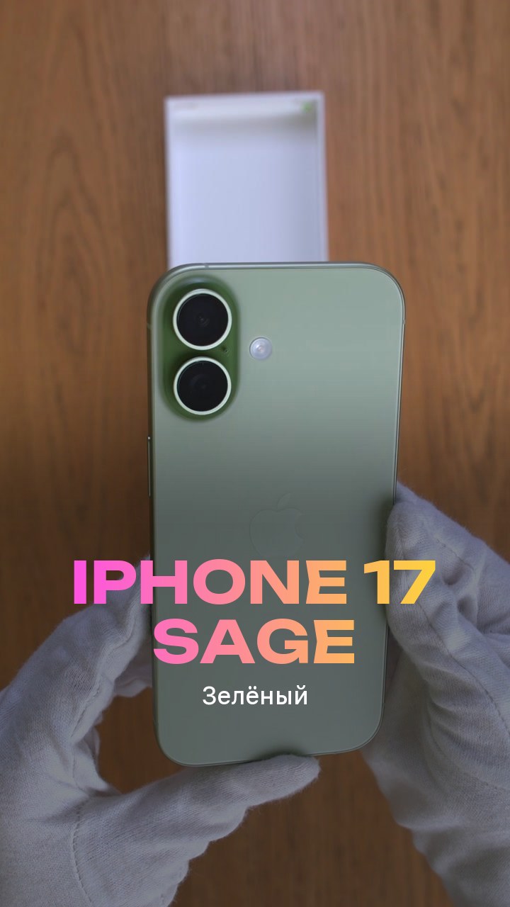 Apple iPhone 17 256Gb Sage (Зелёный) eSim + eSim