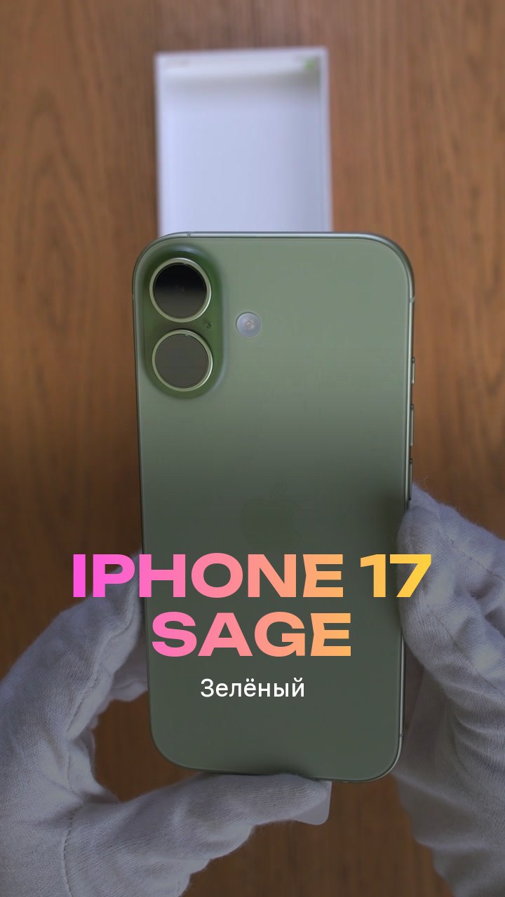 Apple iPhone 17 256Gb Sage (Зелёный) eSim + eSim