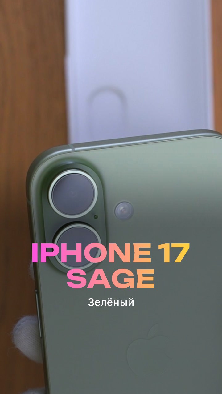 Apple iPhone 17 256Gb Sage (Зелёный) eSim + eSim