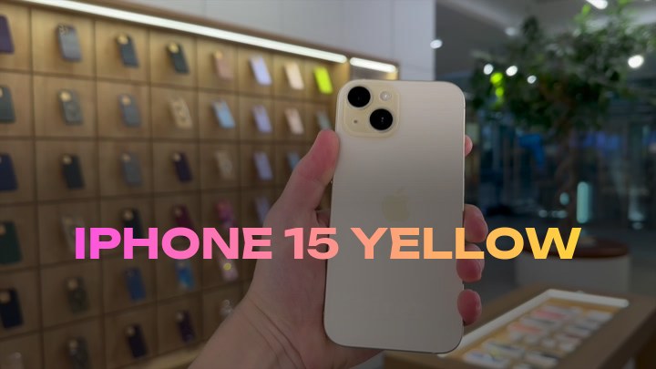 iPhone 15 Yellow