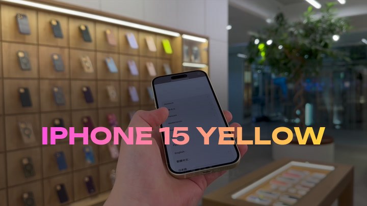 iPhone 15 Yellow