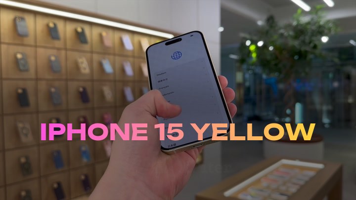 iPhone 15 Yellow
