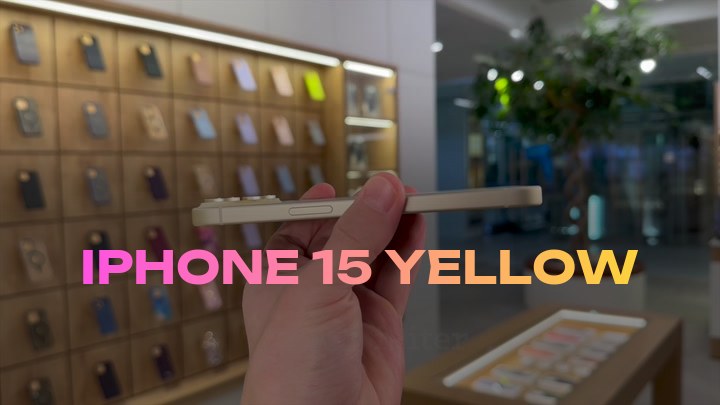 iPhone 15 Yellow