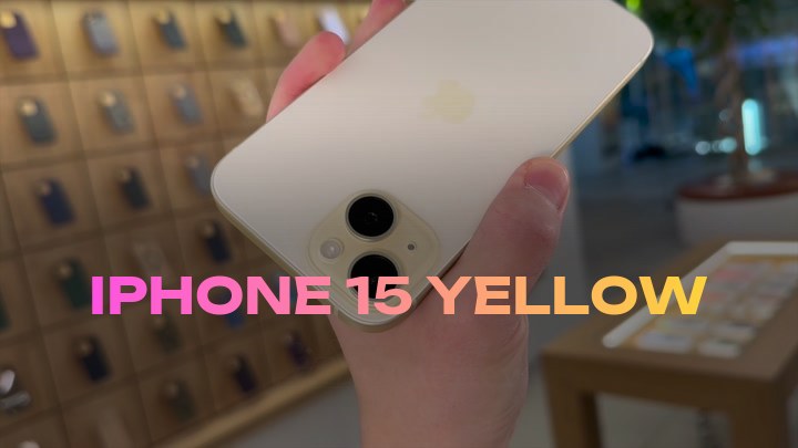 iPhone 15 Yellow