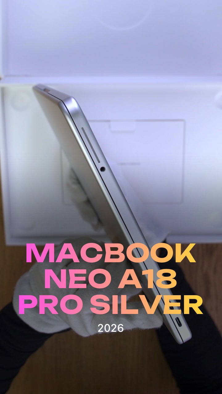 Apple MacBook Neo (2026) A18 Pro (6CPU/5GPU/8GB/512GB) Silver (MHFC4)
