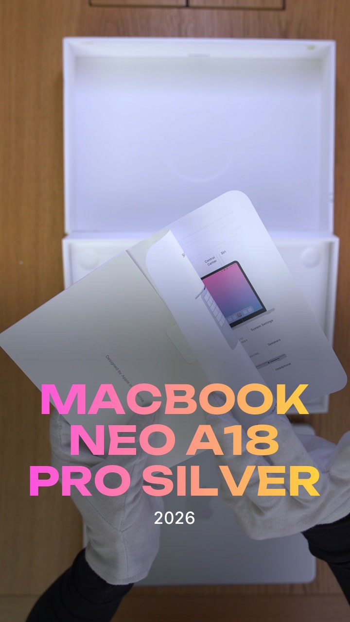 Apple MacBook Neo (2026) A18 Pro (6CPU/5GPU/8GB/512GB) Silver (MHFC4)