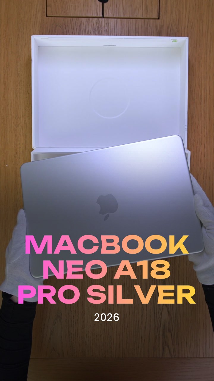 Apple MacBook Neo (2026) A18 Pro (6CPU/5GPU/8GB/512GB) Silver (MHFC4)
