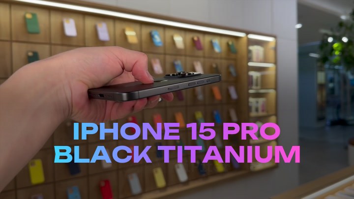 iPhone 15 Pro Black Titanium