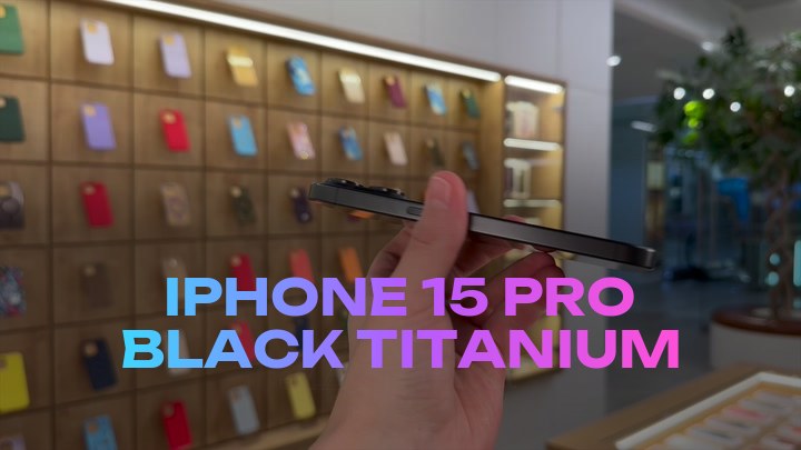 iPhone 15 Pro Black Titanium