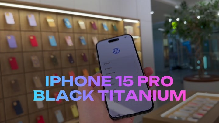 iPhone 15 Pro Black Titanium