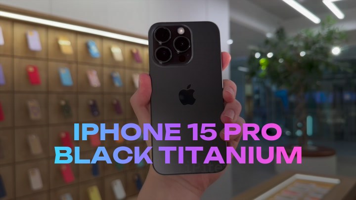iPhone 15 Pro Black Titanium