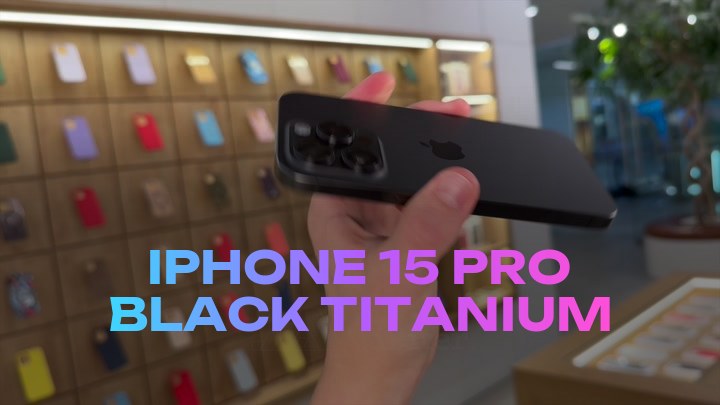 iPhone 15 Pro Black Titanium