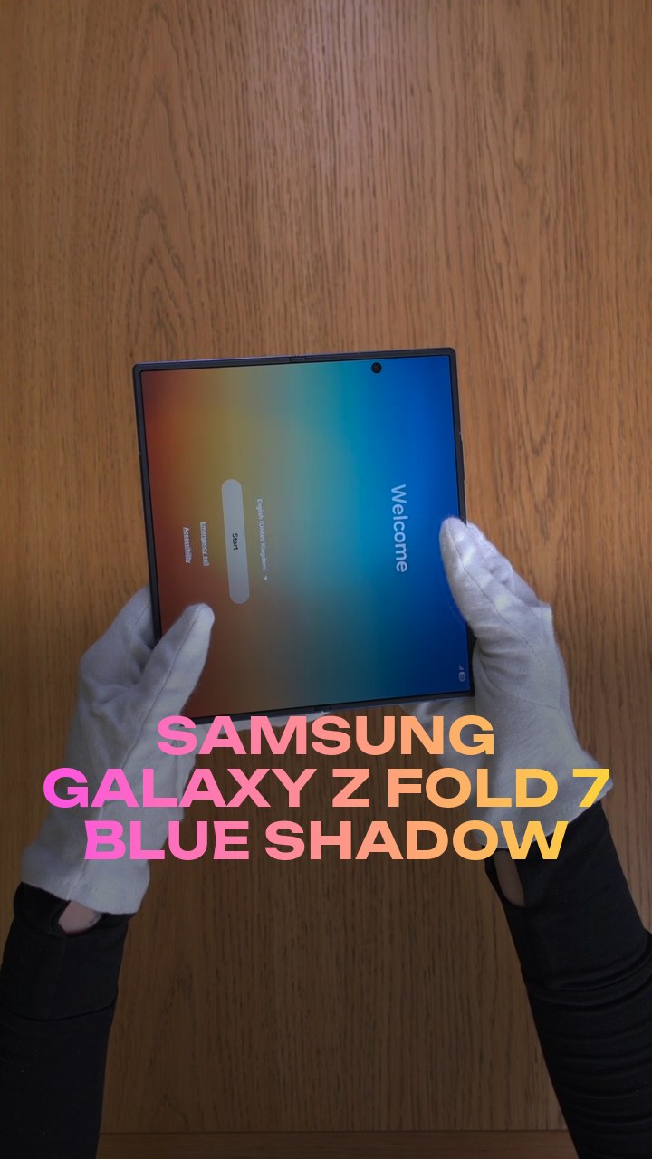 Samsung Galaxy Z Fold 7 Blue Shadow