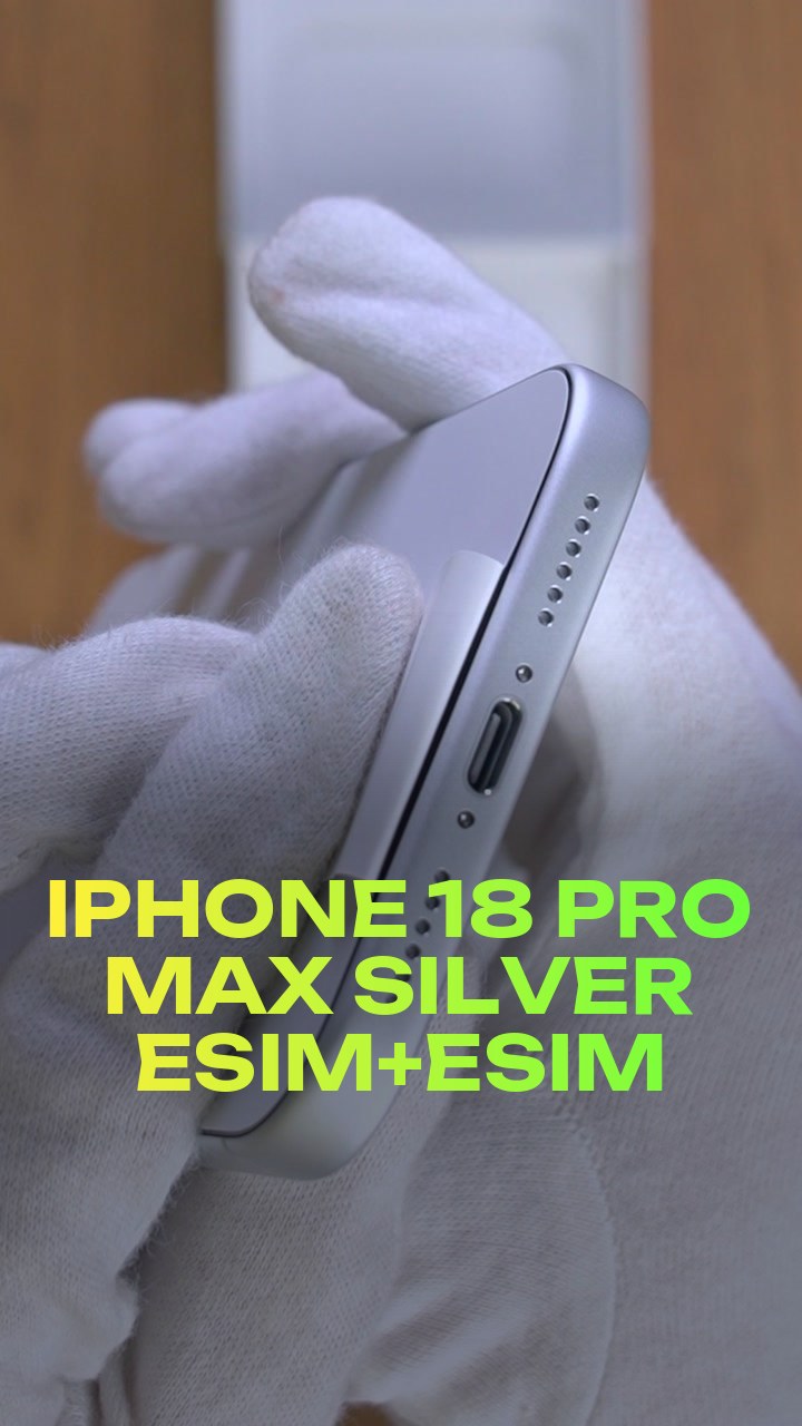 iPhone 18 Pro Max Silver eSim+eSim