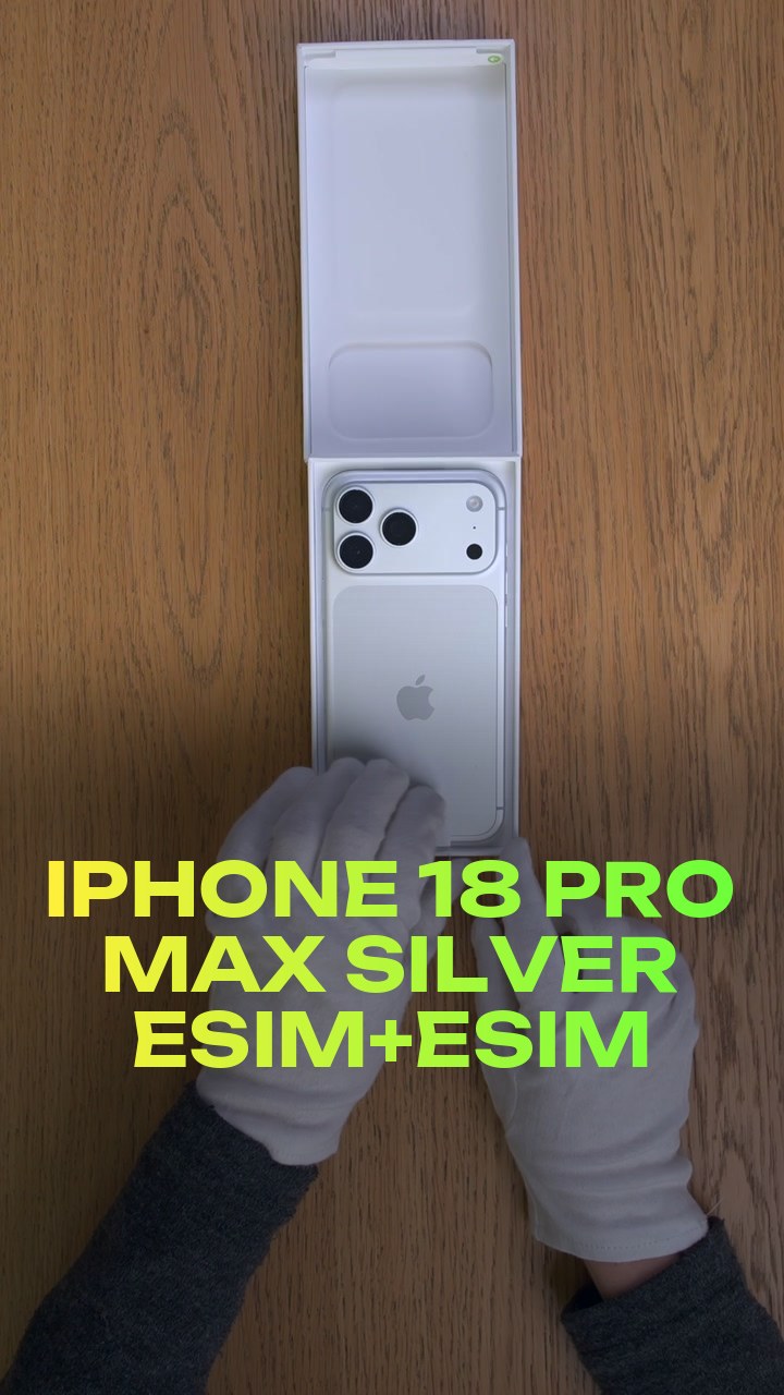 iPhone 18 Pro Max Silver eSim+eSim