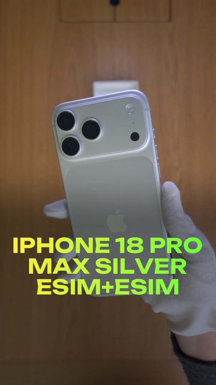 iPhone 18 Pro Max Silver eSim+eSim