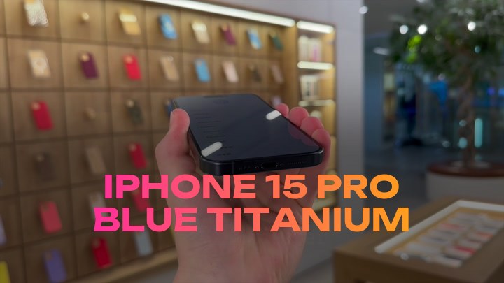 iPhone 15 Pro Blue Titanium