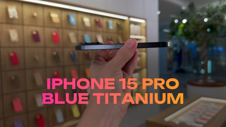 iPhone 15 Pro Blue Titanium