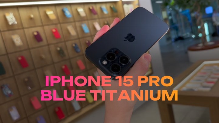 iPhone 15 Pro Blue Titanium