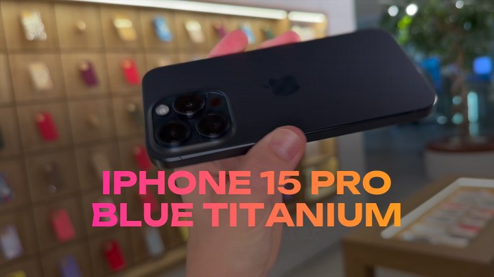 iPhone 15 Pro Blue Titanium