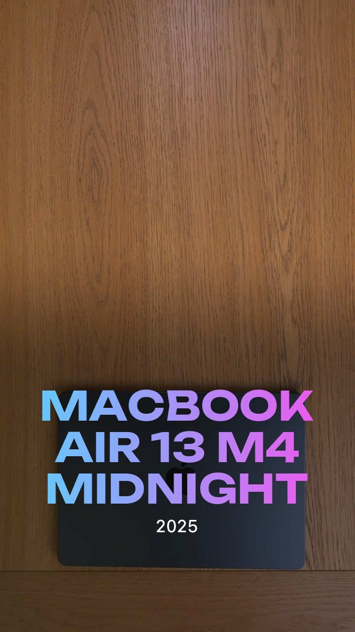 MacBook Air 13 (2025) M4 Midnight