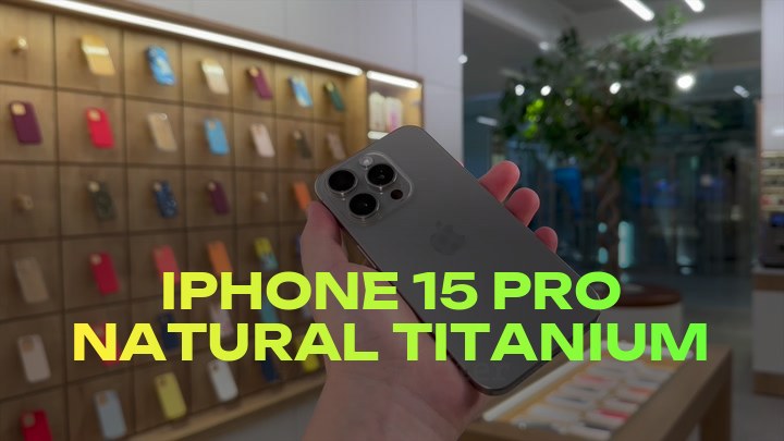 iPhone 15 Pro Natural Titanium