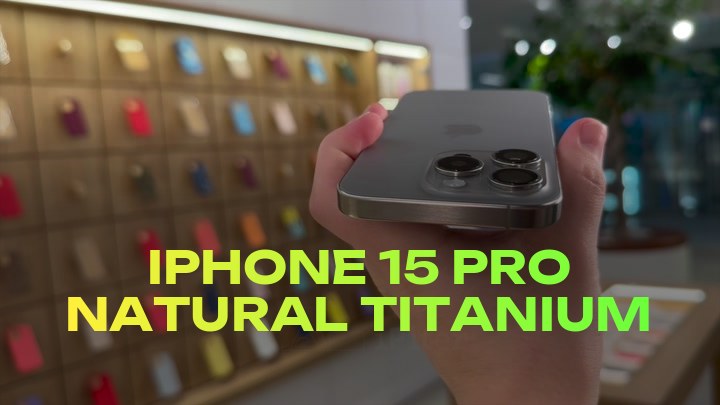 iPhone 15 Pro Natural Titanium