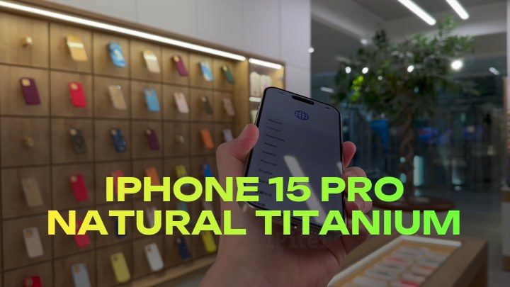iPhone 15 Pro Natural Titanium
