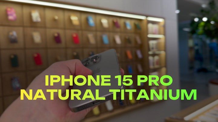 iPhone 15 Pro Natural Titanium