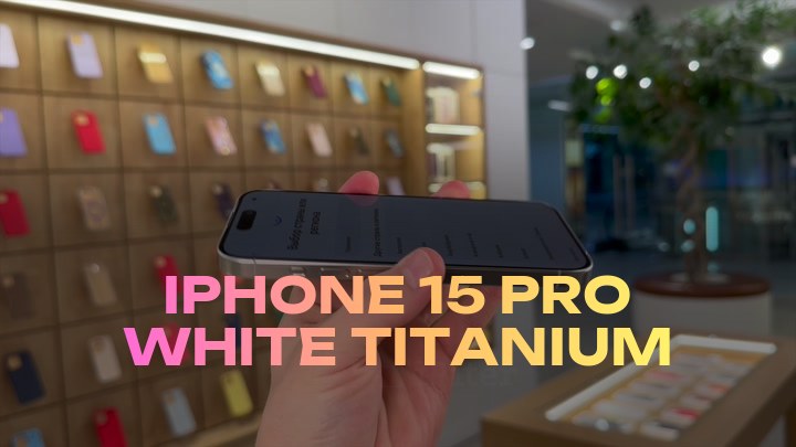 iPhone 15 Pro White Titanium