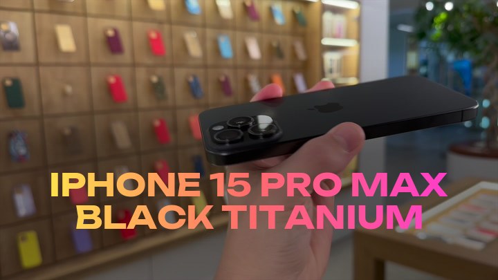 iPhone 15 Pro Max Black Titanium