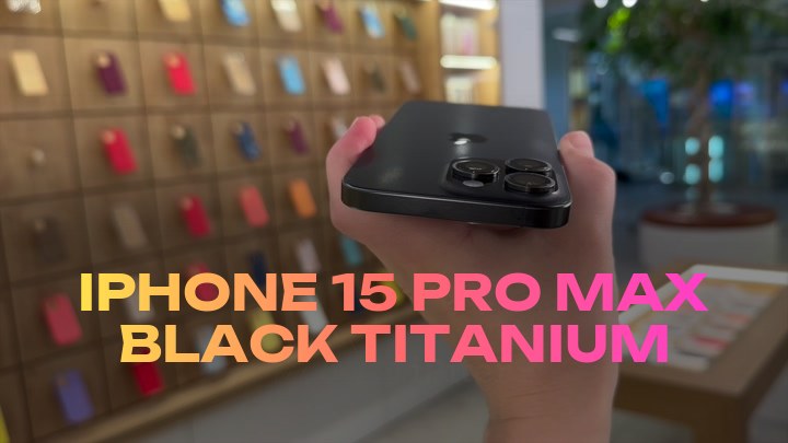 iPhone 15 Pro Max Black Titanium